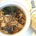 きんぴらごぼうで簡単ヘルシーつけ麺